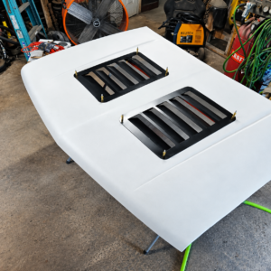 1988-1998 Chevy OBS Hood Vents | Steel Black Hood Vent Set