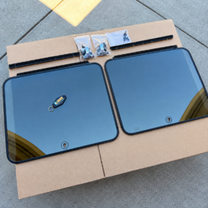 1971-1995 Chevy G-Series Rear Pop-Out Windows | OEM Gray Tint