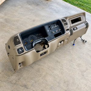 1997-1998 Chevy GMC C/K 1500 2500 3500 OBS Tan Dashboard Dash Panel OEM
