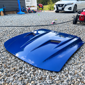 1999-2004 Ford Mustang Cobra Terminator Style Dual Scoop Hood Fiberglass Cervini 1158