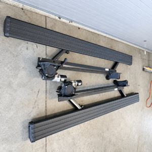 GMC Power Running Boards with Electric Motors | Retractable Power Steps