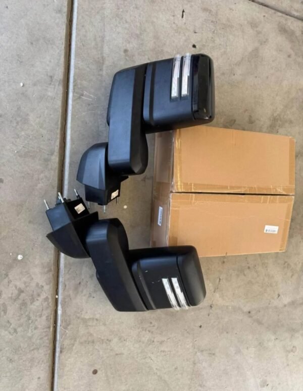 2021 GMC Sierra 1500 Boost Auto Tow Mirrors Pair | Smoked Sequential LED Signals