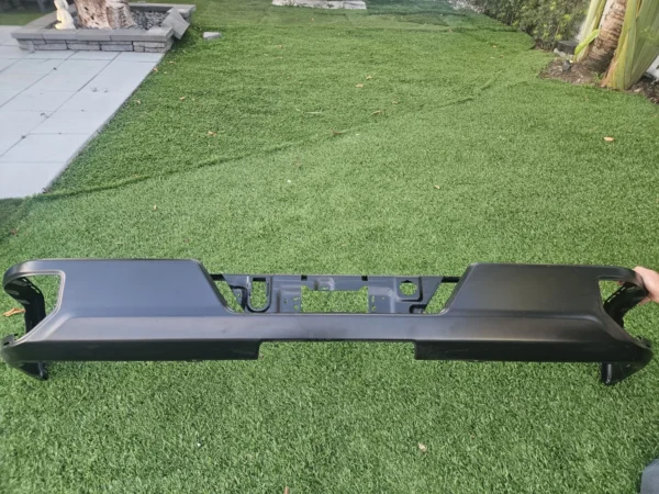 2019-2026 Chevy Silverado 1500 Rear Bumper Assembly | Black, No Sensor Hole