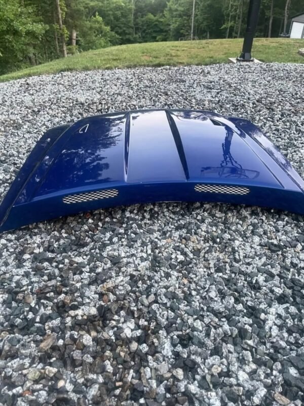 wed12 1999-2004 Ford Mustang Cobra Terminator Style Dual Scoop Hood Fiberglass Cervini 1158