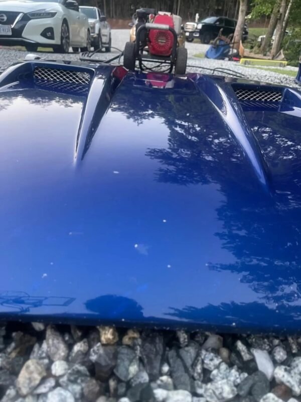 wed13 1999-2004 Ford Mustang Cobra Terminator Style Dual Scoop Hood Fiberglass Cervini 1158
