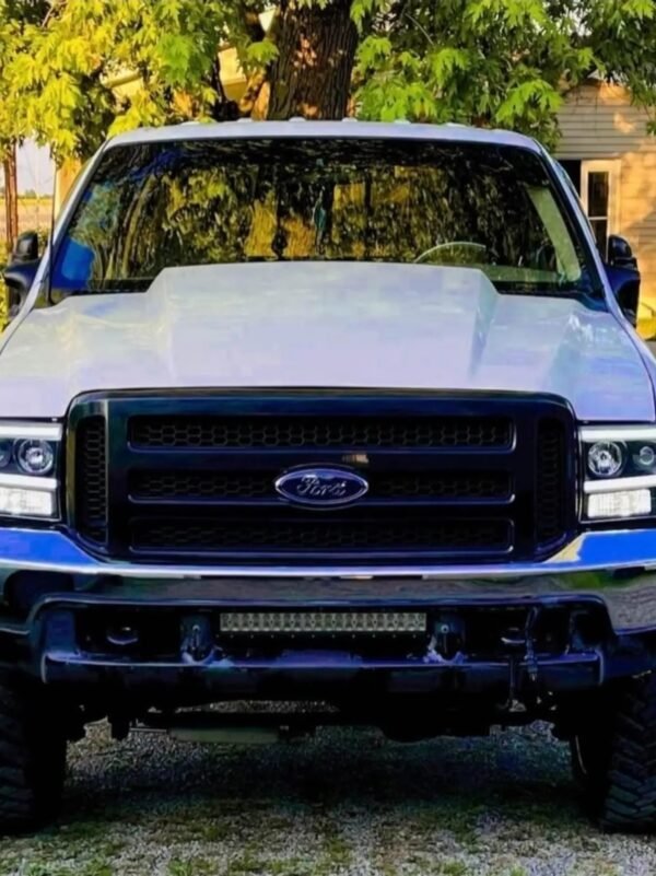 wed4 1999-2007 Ford F250 F350 Super Duty 3" Cowl Hood Fiberglass Cervini 1183